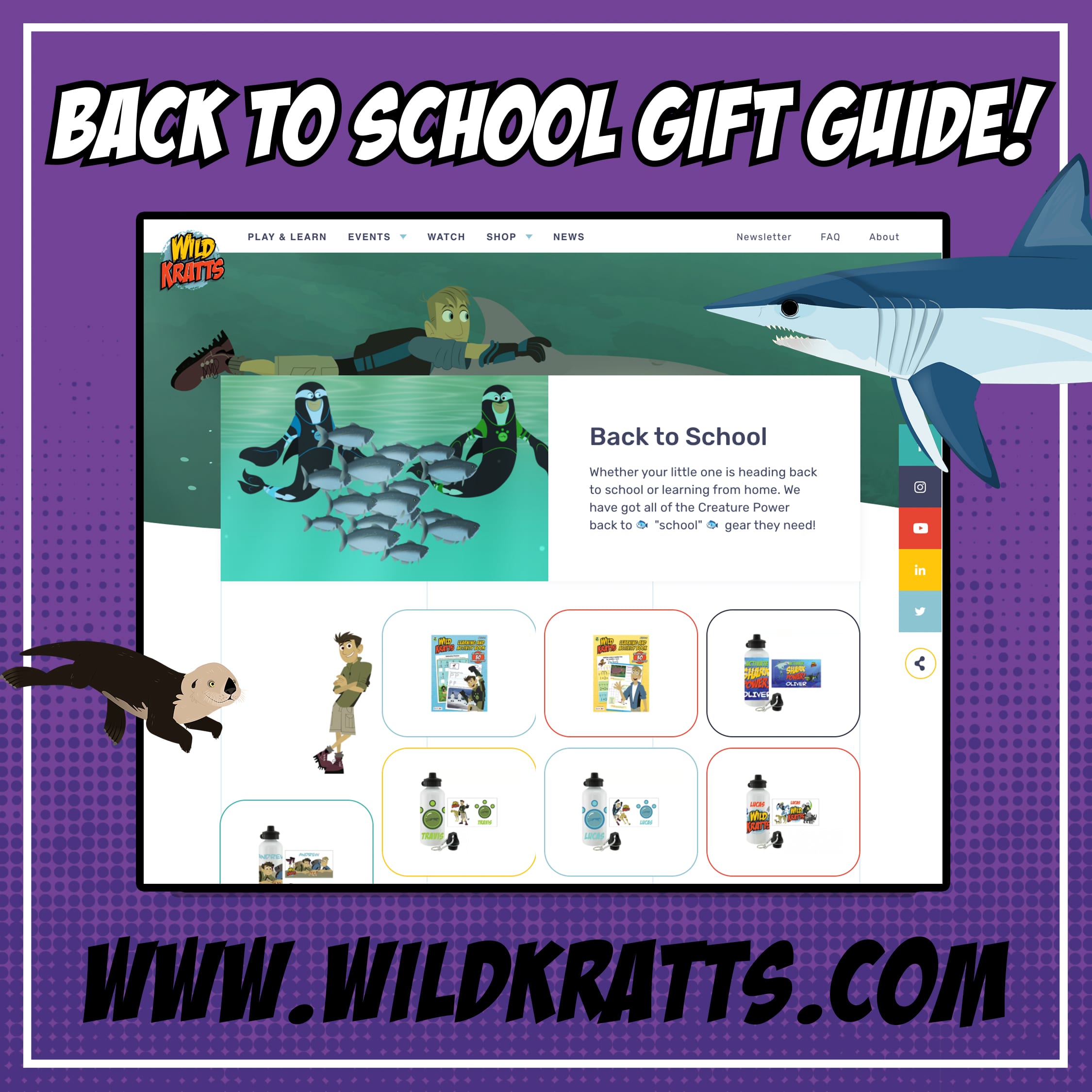 Wild Kratts Back to School