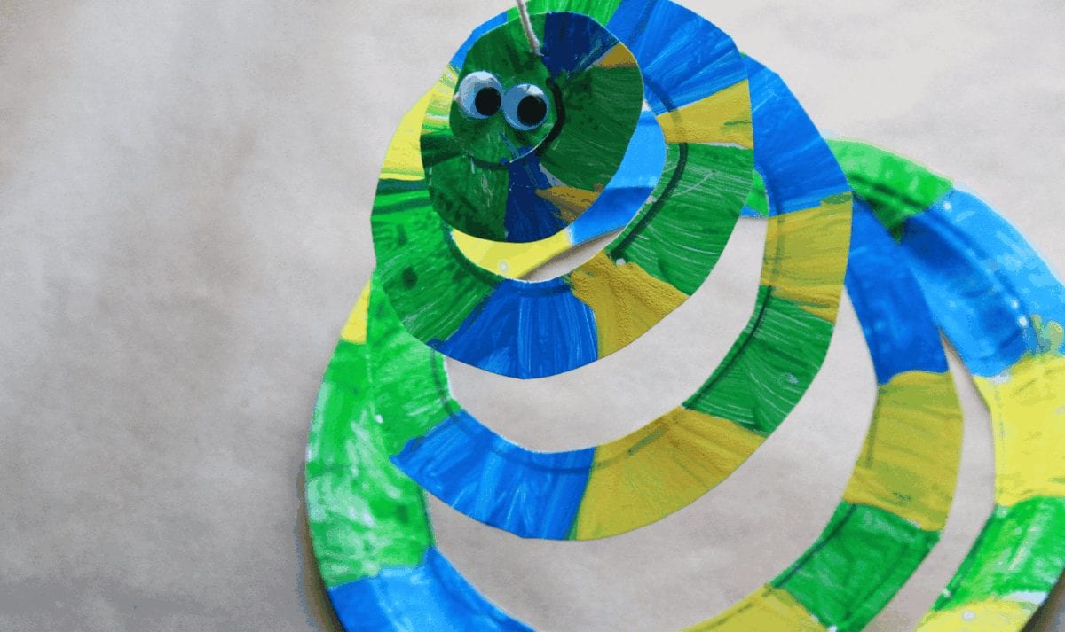 Paper Plate Snakes