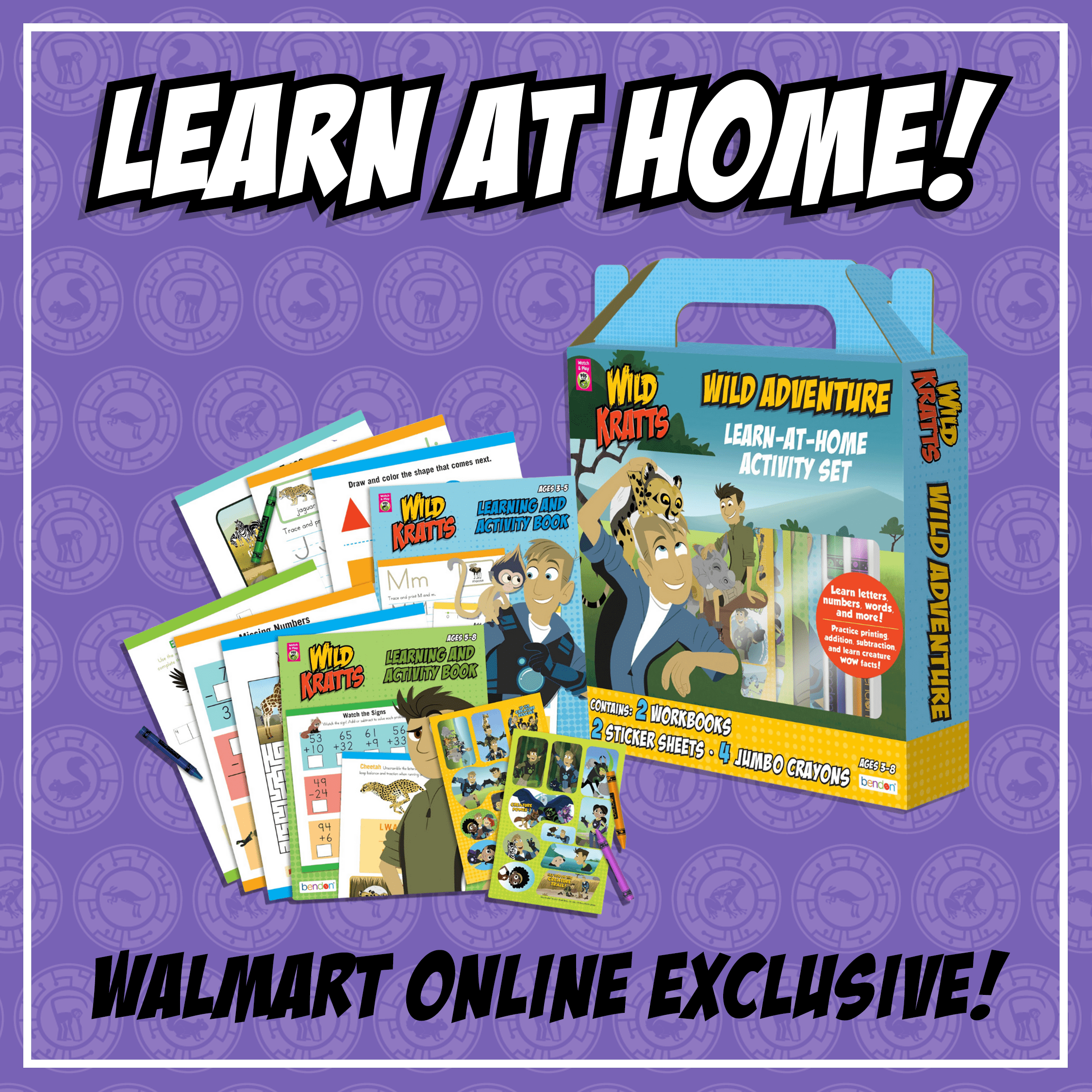 NEW: Wild Kratts Learn-At-Home Activity Set! - Wild Kratts
