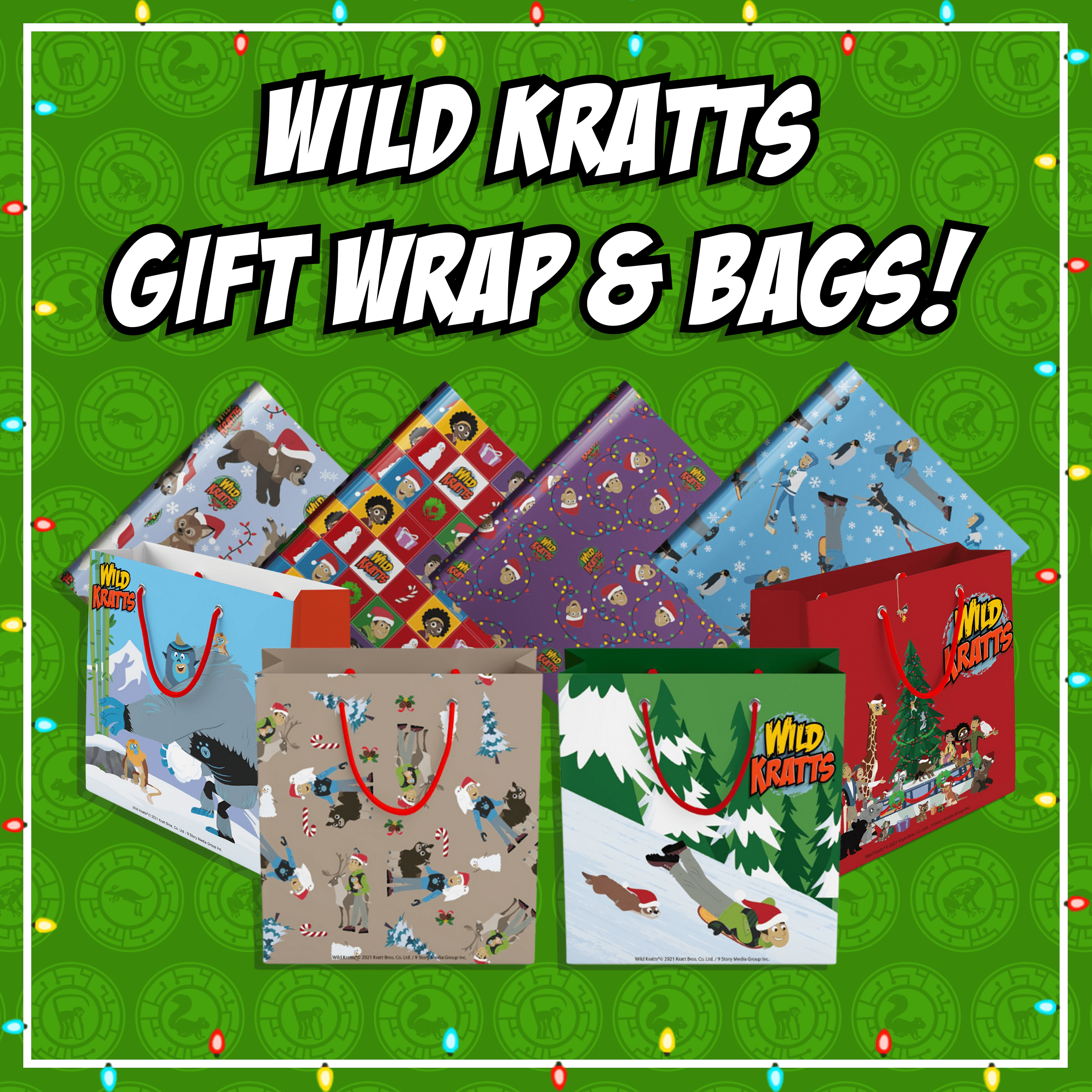 Wild Kratts Gift Wrap and Bags