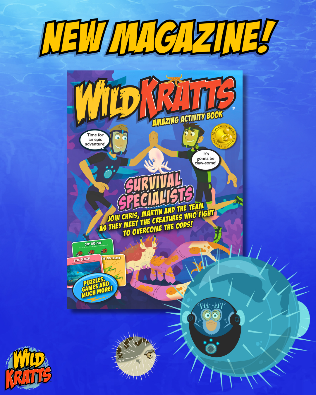 Wild Kratts Survival Specialist Magazine