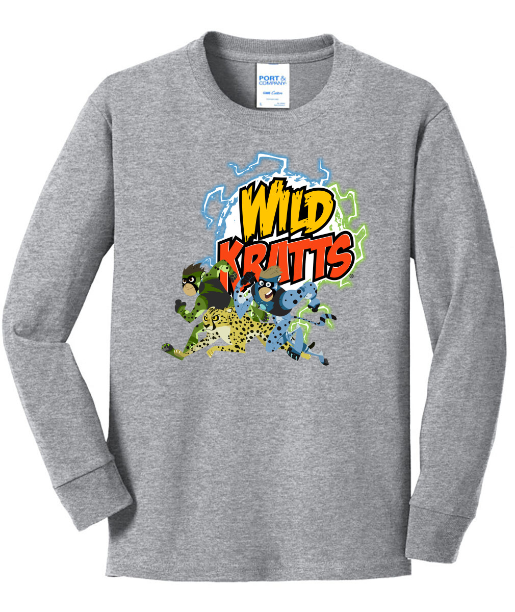 Cheetah Speed Long Sleeve Kids' T-shirt