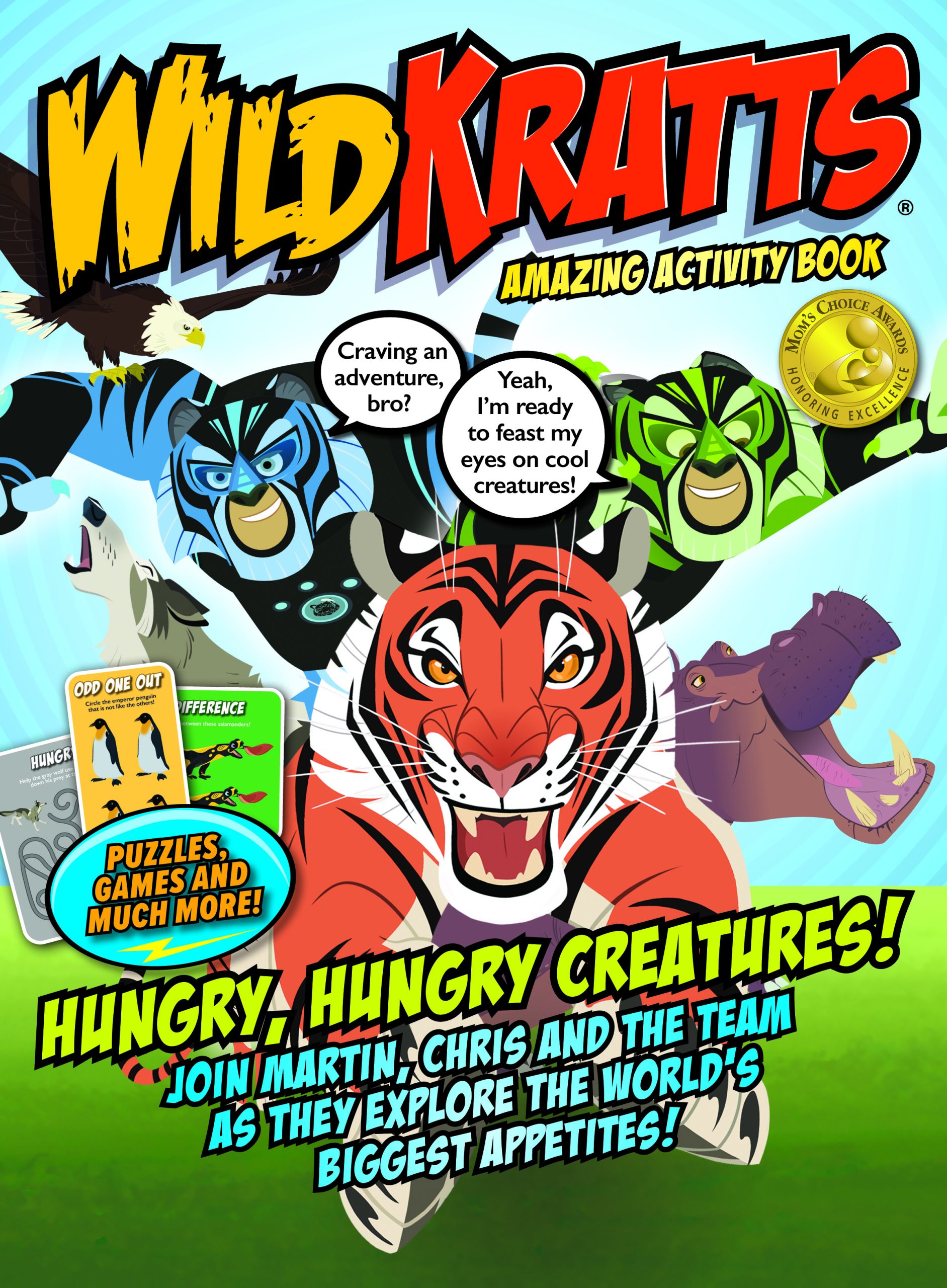 Amazing Activity Book: Hungry, Hungry Creatures!